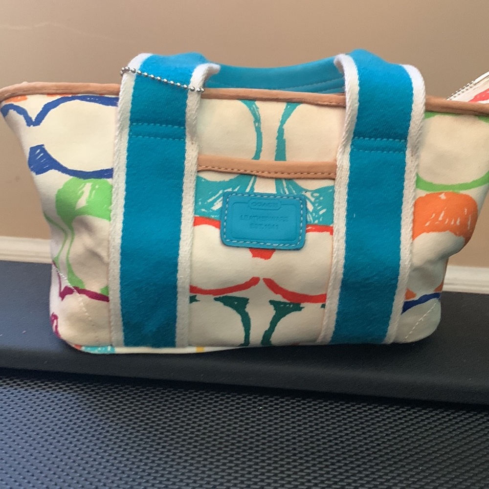 Coach Drawn Logo Bag multicolor